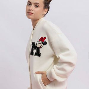 Polera Mujer Bomber Minnie Disney