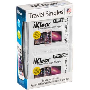Paquete de 20 Unidades de Iklear Wet Cleaner Polisher para Viaje.