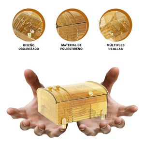 Organizador Baul Eficaz en Tono Amarillo Transparente