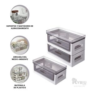 Organizador de 2 Niveles para Tazas Blanco Y+Papel de Regalo