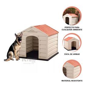 Casa Moderna para Cachorros en Tamaño Grande Y+Stickers