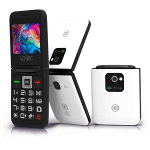 Logic Z3L 4G Celular Plegable Botones Grandes para Adulto Mayor y Botón SOS