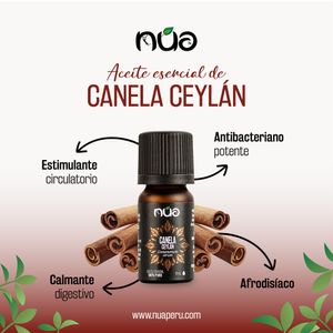 Aceite esencial de canela de Ceylan 100% puro NUA 11 ml