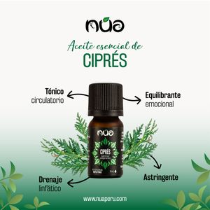 Aceite esencial de ciprés 100% puro NUA 11 ml