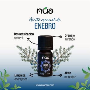 Aceite esencial de enebro 100% puro NUA 11 ml