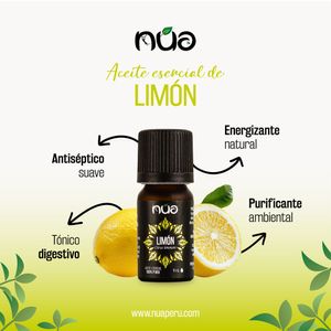 Aceite esencial de limón 100% puro NUA 11 ml