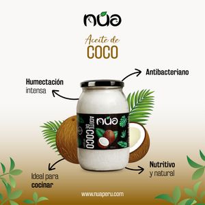 Aceite de coco virgen NUA 250 ml