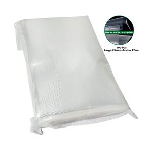 Bolsa Gofrada para Selladora al Vacío BG-1725 x 100 unidades