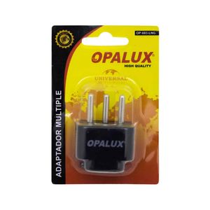 Adaptador Enchufe Multiple Redondo 3 En Linea - Op603 l Opalux