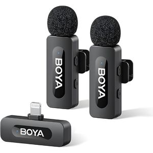 BOYA BY-V2 V2 Micrófono Inalámbrico Lightning Grabaciones Profesional