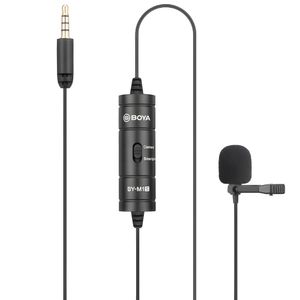 BOYA BY-M1S Micrófono Lavalier Alámbrico Para Cámaras Y Celulares