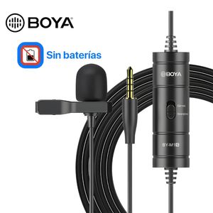 BOYA BY-M1S Micrófono Lavalier Alámbrico Para Cámaras Y Celulares