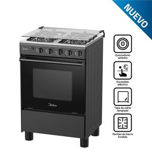 COCINA A GAS 4 HORNILLAS - MGS24FS2LFABBC