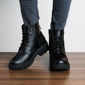 Botas Edna - Nébula - Negro