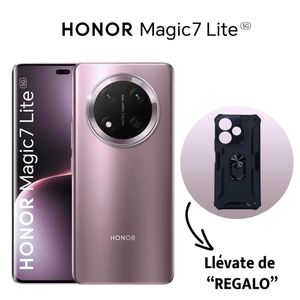 Celular Honor Magic 7 Lite 5G 8GB RAM 256GB Morado Titanio + Estuche de regalo