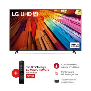 Televisor LG LED 55'' UHD 4K ThinQ AI 55UT8050 (2024)