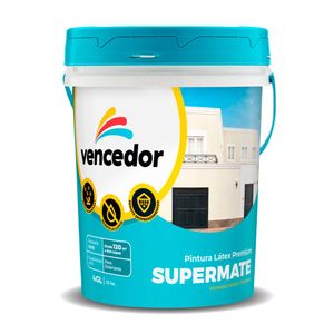 COMBO Supermate exteriores nuevo Blanco 4 galones Vencedor + Sellador CPP 4 galones