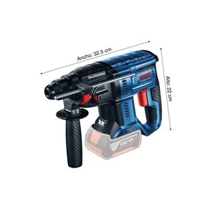 COMBO Bosch Inalámbrico: Taladro percutor GSB-90C + Llave de impacto GDX 18V-200 + Rotomartillo GBH 180-LI Brushless + 2 Baterías + Cargador + Maletín
