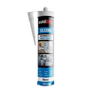 COMBO Soldimix: 2 Siliconas Blanca 280ml