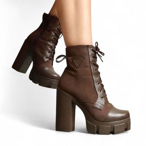 Botin Mujer Prapra Taco 9 2086L-68 Color Marron