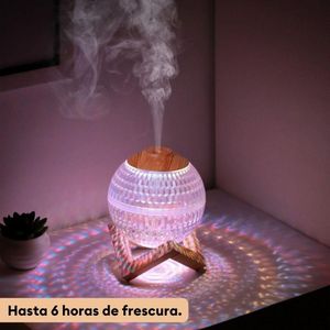Humidificador de Aire Esfera de Cristal con Luces LED  47CR09
