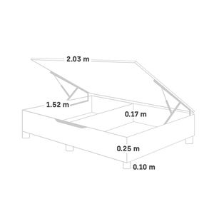 Cama Boxet Paraíso Pocket Max Queen Champagne