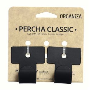Percha de Pared Classic 1 Negro Ducasse