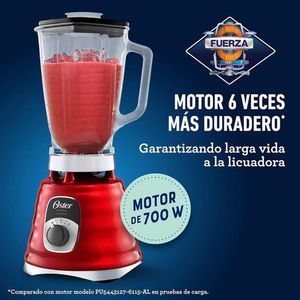COMBO OSTER Licuadora Clásica 700W Roja Plancha A Vapor