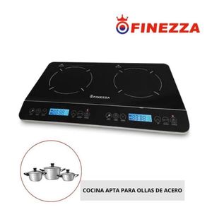 COCINA DE INDUCCIÓN DIGITAL 2 HORNILLAS FINEZZA.