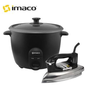 COMBO IMACO OLLA ARROCERA RC18N  PLANCHA CLASICA PESADA I1700