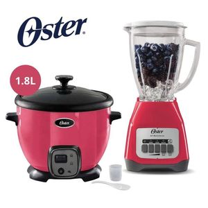 Combo Oster Licuadora de 550W Hielera + Olla Arrocera de 1.8 Litros