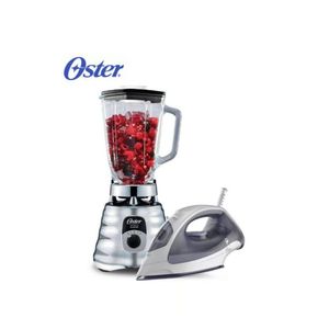 COMBO OSTER Licuadora 3 Vel 700W + Plancha A Vapor