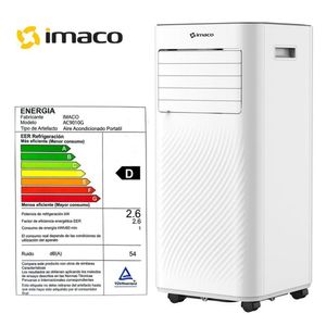 AIRE ACONDICONADO PORTATIL IMACO 9000 BTU AC9010G