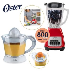 Combo Oster Licuadora 1.5 Litros + Cítrico FPSTJU407W
