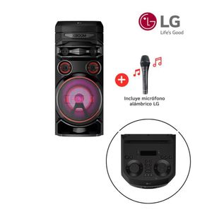 Torre de Sonido LG XBOOM RNC7 Bluetooth Karaoke más Micrófono - Negro
