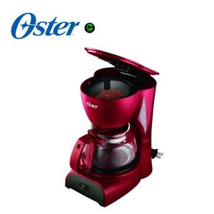 Cafetera oster bvstdcdr5r de 4 tazas - rojo