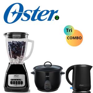 TRI-PACK OSTER LICUADORA +HERVIDOR+OLLA  ARROCERA CKSTRC1700
