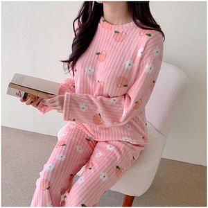 Pijama de Felpa 2 Piezas Kawaii Mujer