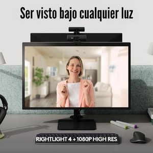 Cámara Web Logitech Brio 505 For Business Full HD - Negro