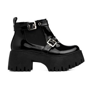 Botas Alicia - Nébula - Negro Charol