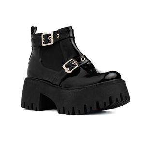Botas Alicia - Nébula - Negro Charol