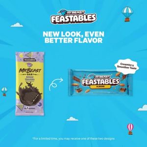 Chocolate con Almendras Feastables Mr Beast - 60 gr