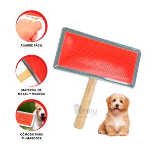 Cepillo Resistente en Tono Rojo Talla M Y+Regalo Stickers