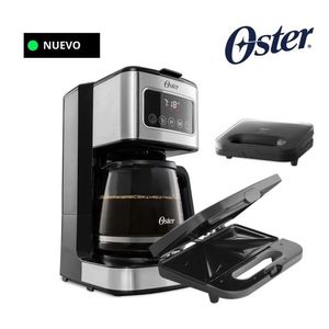 COMBO Cafetera de 12 tazas pantalla táctil + Sandwichera 2885