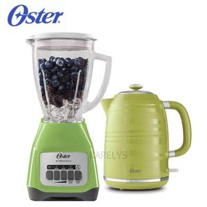 COMBO Oster Licuadora BLSTKAGKPB Hervidor Eléctrico BVSTKT4177K Verde