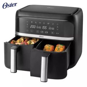 Freidora de Aire dual Oster® de 76L con Recubrimiento DiamondForce