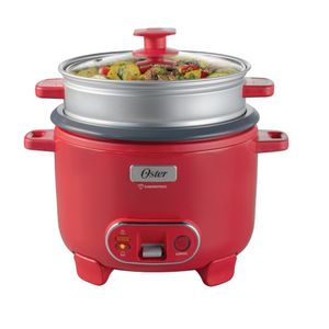 Arrocera de 10 Tazas DiamondForce Oster CKSTRC10DFPNK-Rojo