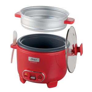 Arrocera de 10 Tazas DiamondForce Oster CKSTRC10DFPNK-Rojo