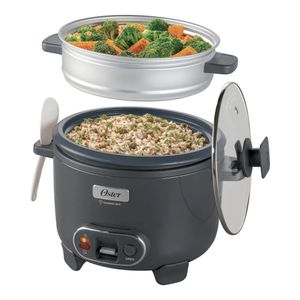 Arrocera 3 en 1 de 10 Tazas DiamondForce Oster CKSTRC10DFSKE - Gris