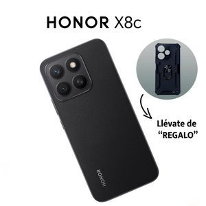 Celular Honor X8C 8GB RAM 256GB Negro Medianoche + Estuche de regalo
